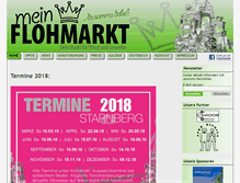 Tablet Screenshot of mein-flohmarkt.com
